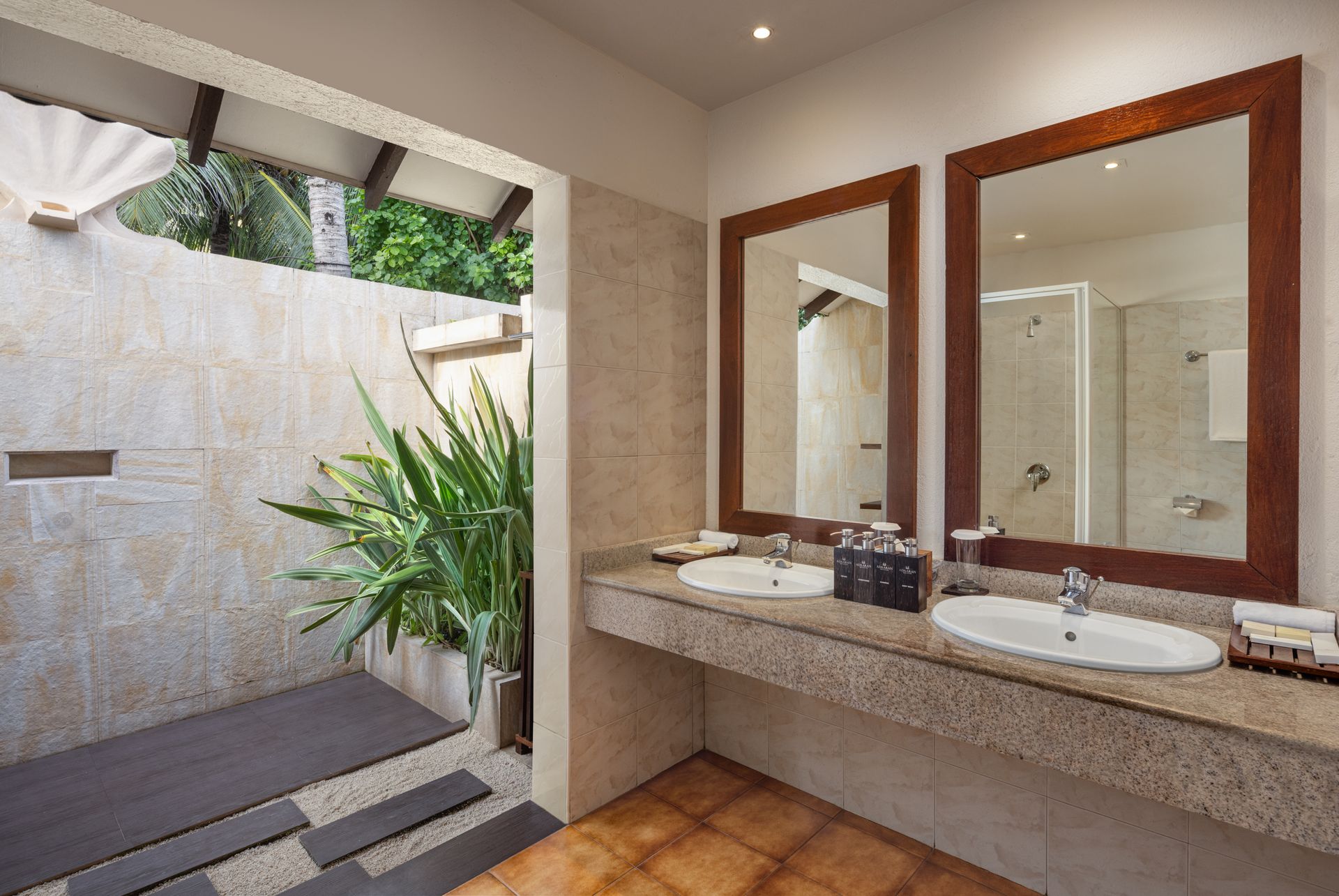 Two-Bedroom Family Beach Villa-bathroom_Adaaran Select Meedhupparu_Conch Holidays